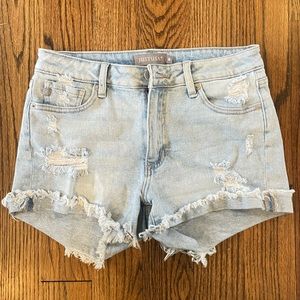 JUSTUSA light blue Jean shorts. Size M.